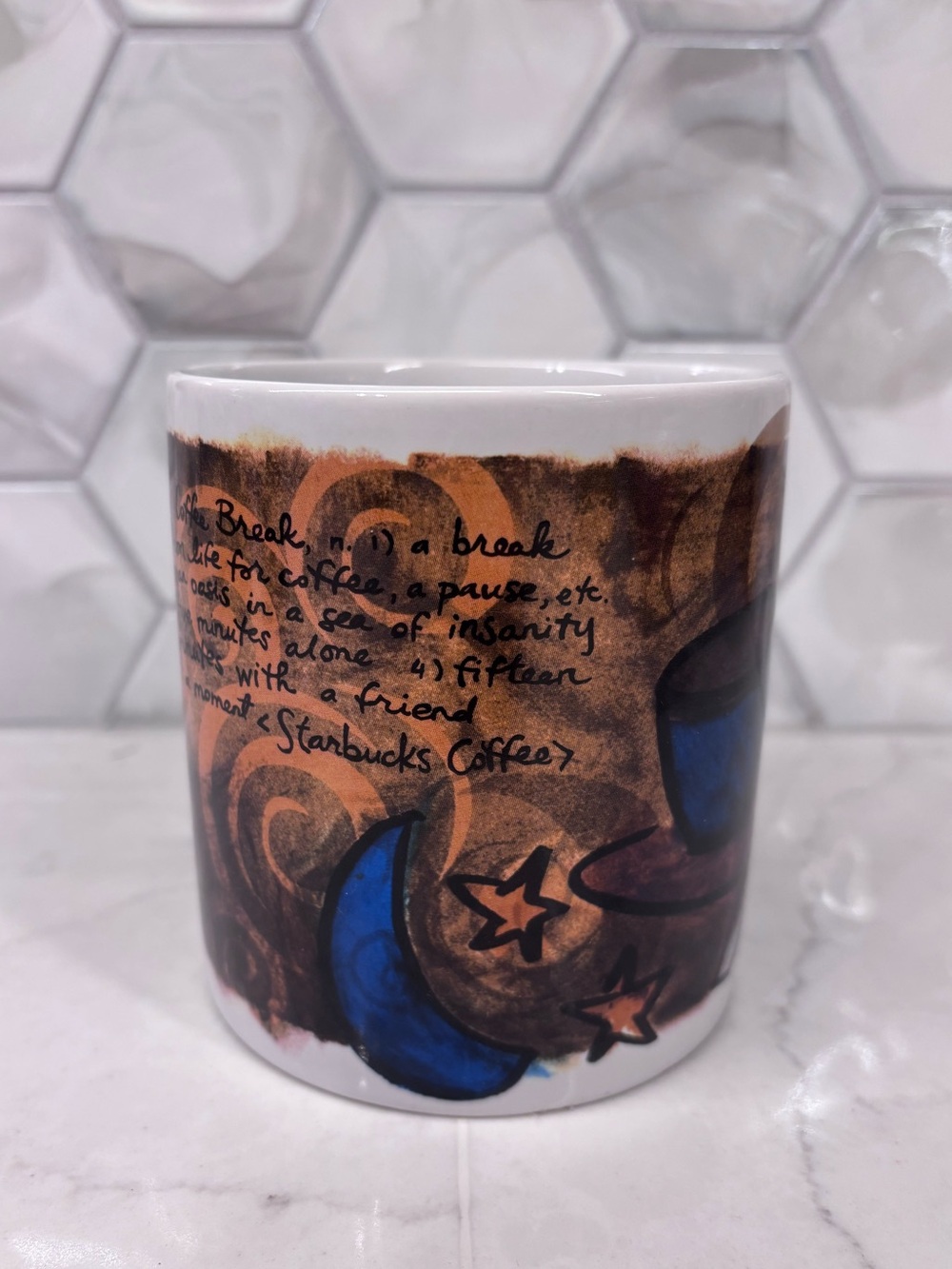 90s Starbucks Coffee Break Essentials Mug with Original Packaging